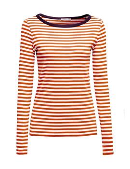 Camiseta Esprit rayas naranja