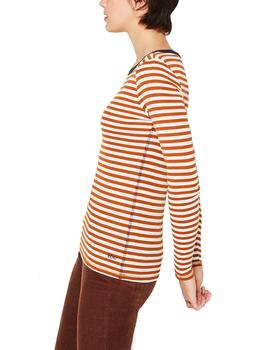 Camiseta Esprit rayas naranja