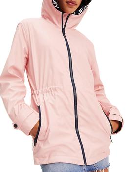 Chubasquero Tommy Jeans rosa