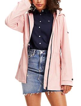 Chubasquero Tommy Jeans rosa