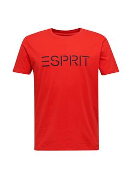 Camiseta Esprit logo rojo