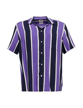 Camisa Esprit bowling rayas azul