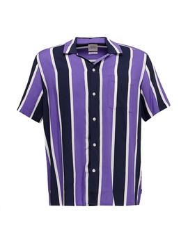 Camisa Esprit bowling rayas azul