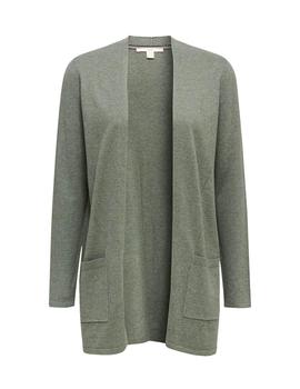 Chaqueta Esprit abierta kakhi