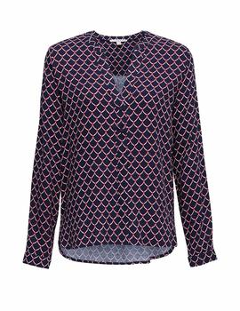 Blusa Esprit estampada marino