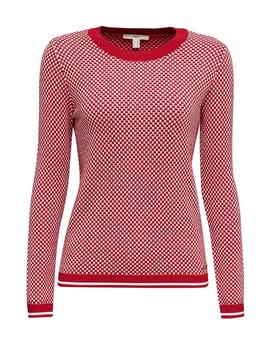 Jersey Esprit textura 3d rojo
