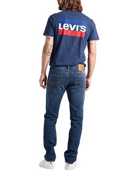 Pantalón vaquero Levis 511 Slim Caspian Adapt azul