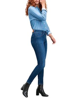 Pantalón vaquero Levis 721 High Rise Skinny azul