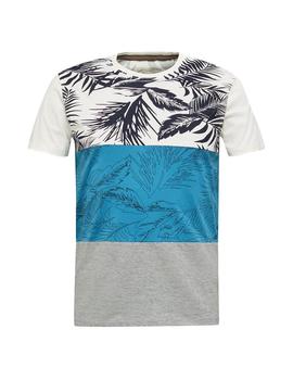 Camiseta Esprit bloques azul