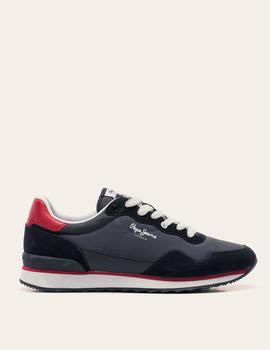 Sneaker Pepe Jeans Cross 4 Basic marino