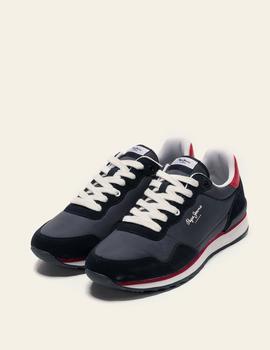 Sneaker Pepe Jeans Cross 4 Basic marino