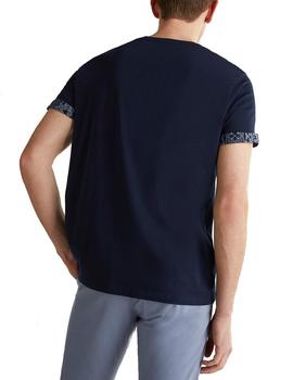 Camiseta Esprit bolsillo marino