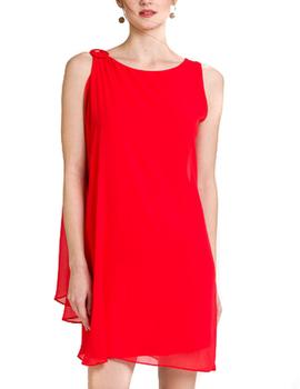 Vestido Naf Naf rojo