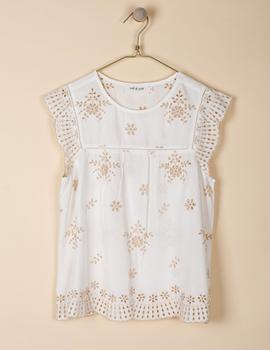 Blusa Indi-Cold blanco