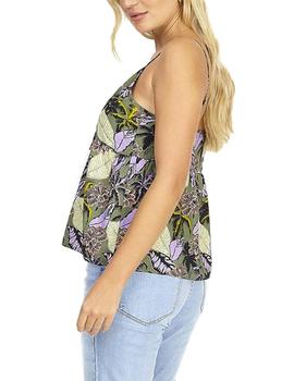 Top Brave Soul estampado multi