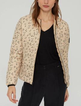 Chaqueta Ecoalf Usuahia reversible beige