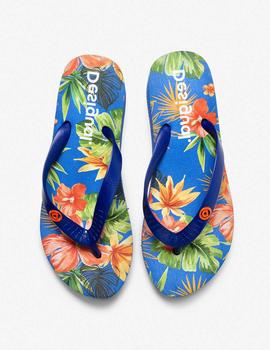 Sandalias Desigual Lola Tropical azul