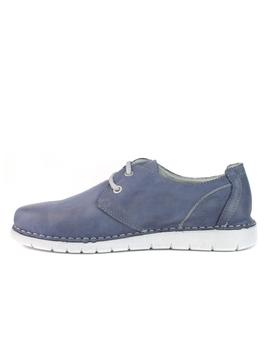 Zapato Walk and Fly cordones azul