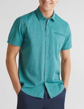 Camisa Esprit manga corta verde