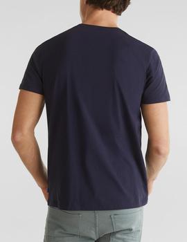 Camiseta Esprit logo marino