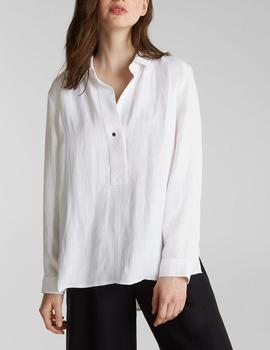 Blusa Esprit cerrada blanco