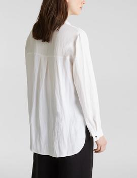 Blusa Esprit cerrada blanco