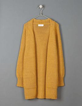 Chaqueta IndiCold abierta mostaza