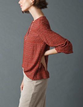 Blusa IndiCold estampada rojo