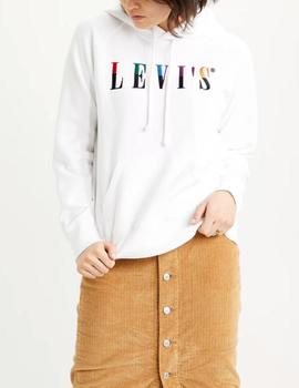 Sudadera Levis logo blanco