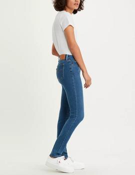 Pantalón vaquero Levis 711 skinny Bogota Way azul