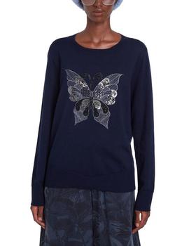 Jersey Desigual Butterfly marino