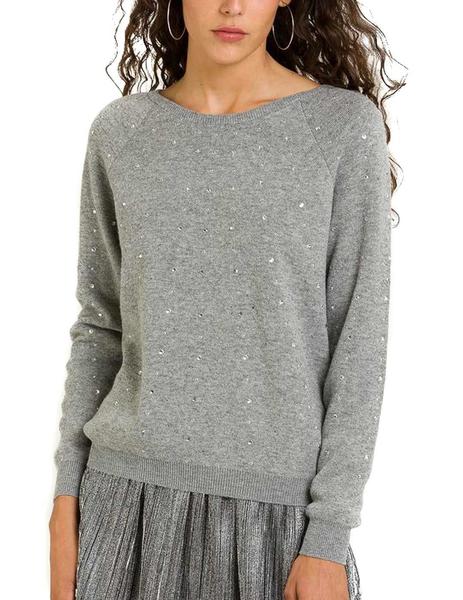 Mujer NAF NAF Jersey trenzados Color Gris