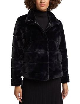 Chaqueta Esprit pelo sintético negro