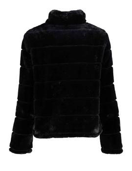 Chaqueta Esprit pelo sintético negro