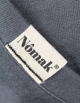 Sudadera Nômak cremallera gris