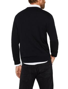 JERSEY ESPRIT CUELLO PICO NEGRO