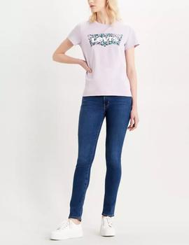 Pantalón vaquero Levis 711 Skinny Bogotá Life azul