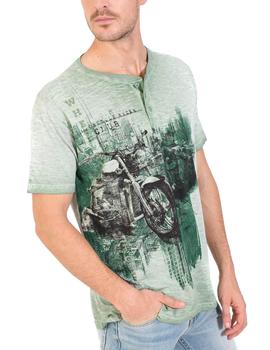 Camiseta hombre botones