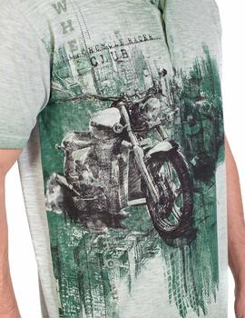 Camiseta hombre botones