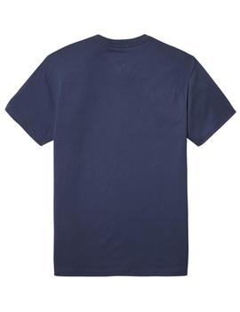 Camiseta Tommy Jeans Split Box azul