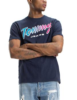 Camiseta Tommy Jeans Neon marino