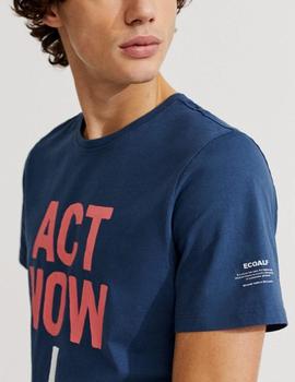 Camiseta Ecoalf Baume azul