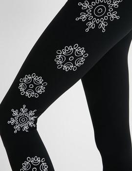 Leggings Desigual Mandala negro