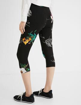 Leggings Desigual Botanic negro