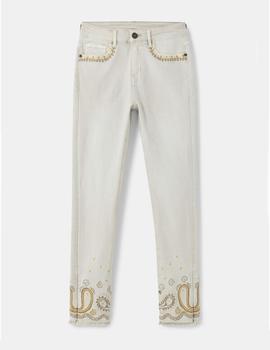 Pantalón Desigual Ankle blanco