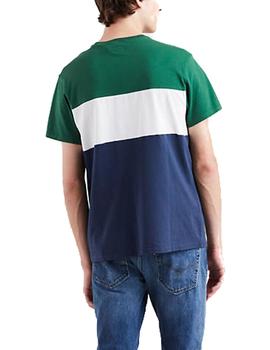 Camiseta Levi´s Colorblock verde