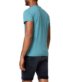 Camiseta Esprit manga corta azul