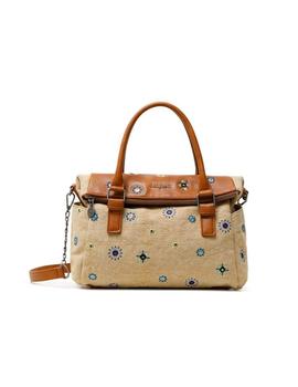 Bolso Desigual July Denim beige