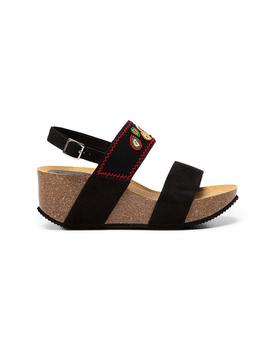 Sandalias Desigual Leo Beads negro