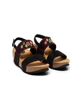 Sandalias Desigual Leo Beads negro